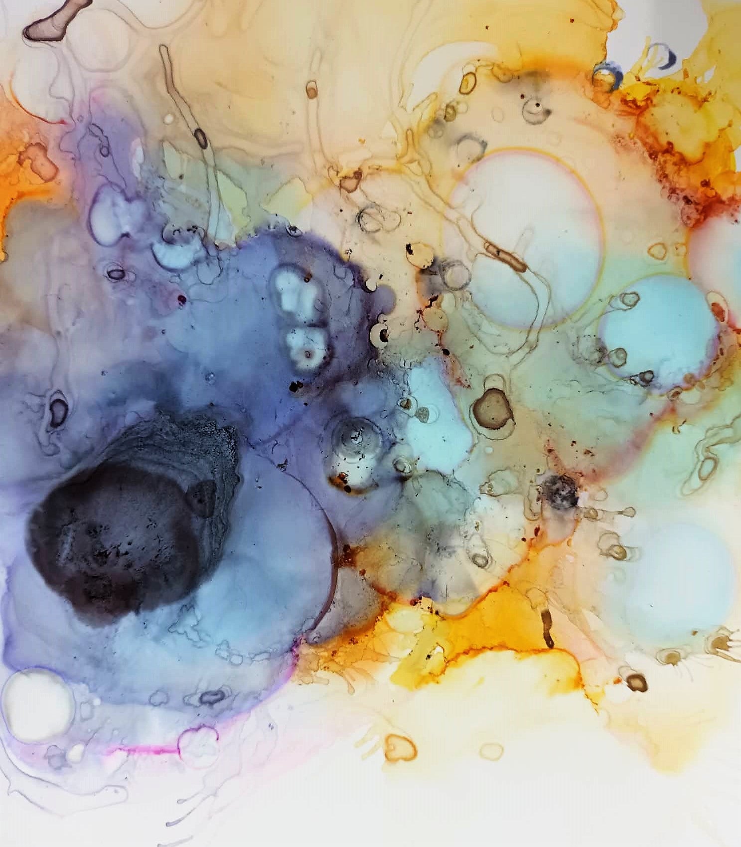 How To Use Alcohol Inks on Watercolor Paper
