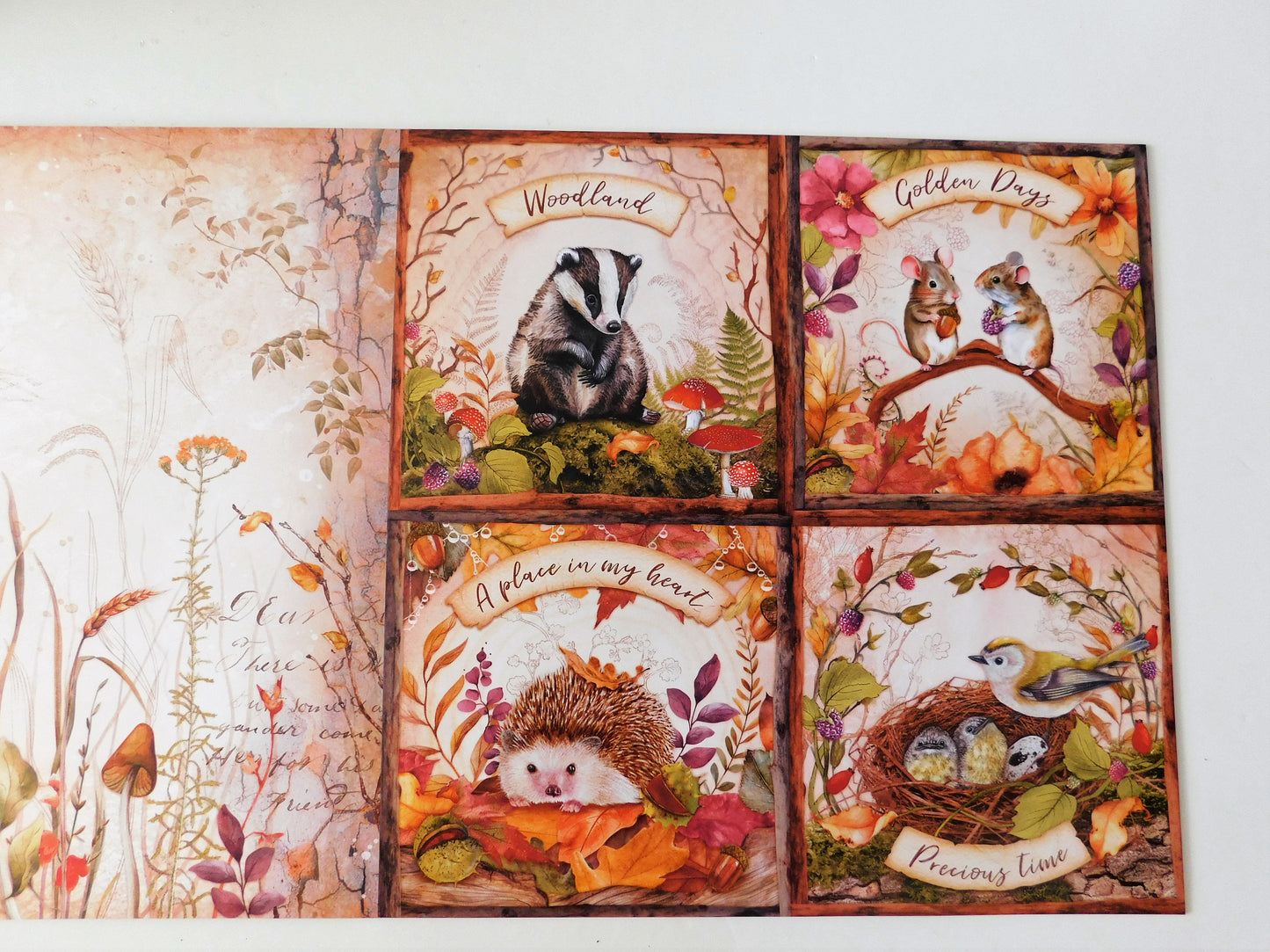 Stamperia Scrapbook Paper Pad "woodland"