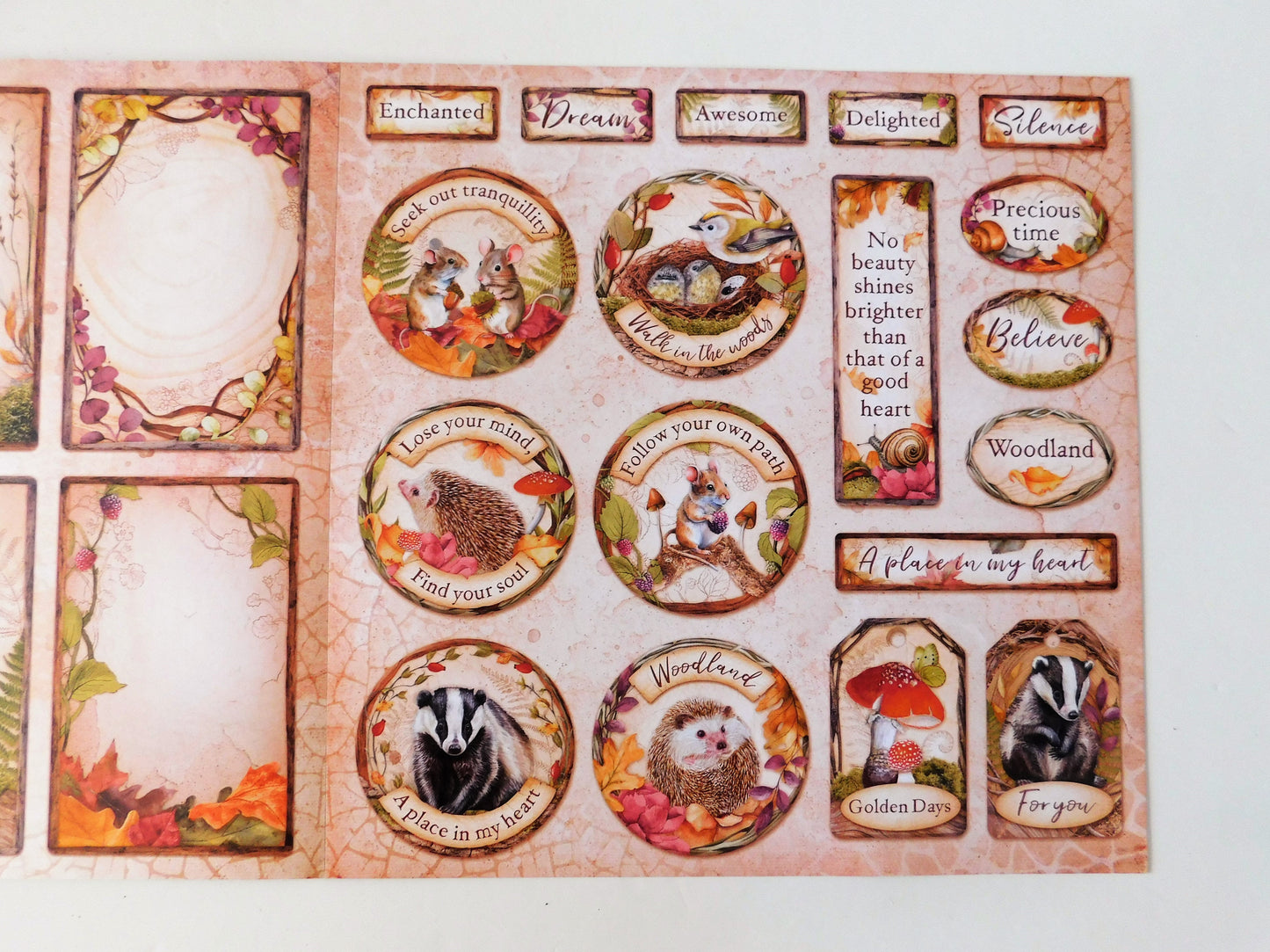 Stamperia Scrapbook Paper Pad "woodland"
