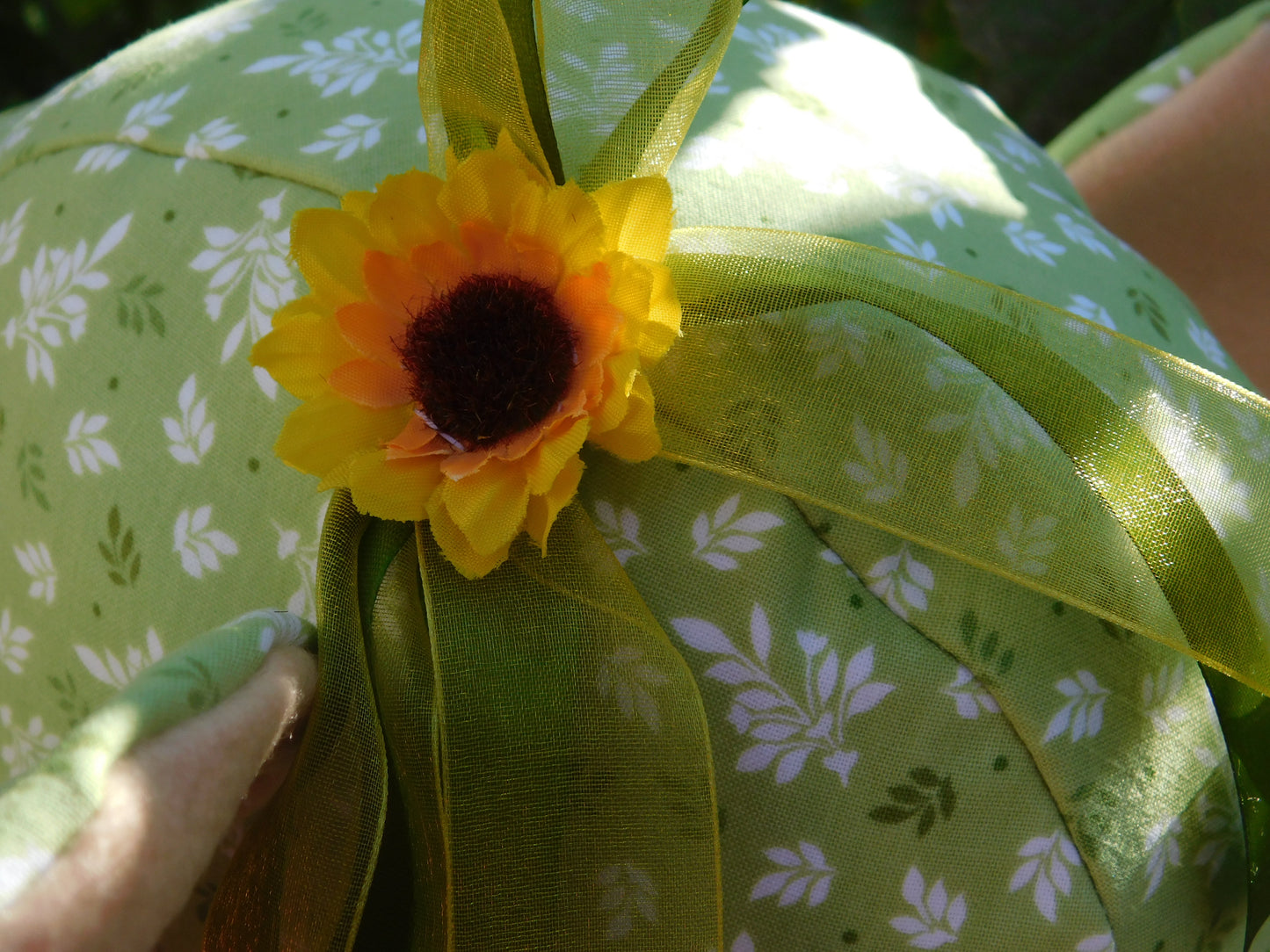 Green fabric Elephant