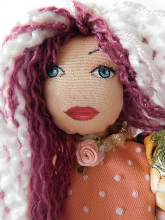 unique collectible fabric doll by The Crafts Ark