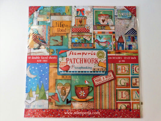 Stamperia Scrapbook Paper Pad "Patchwork"