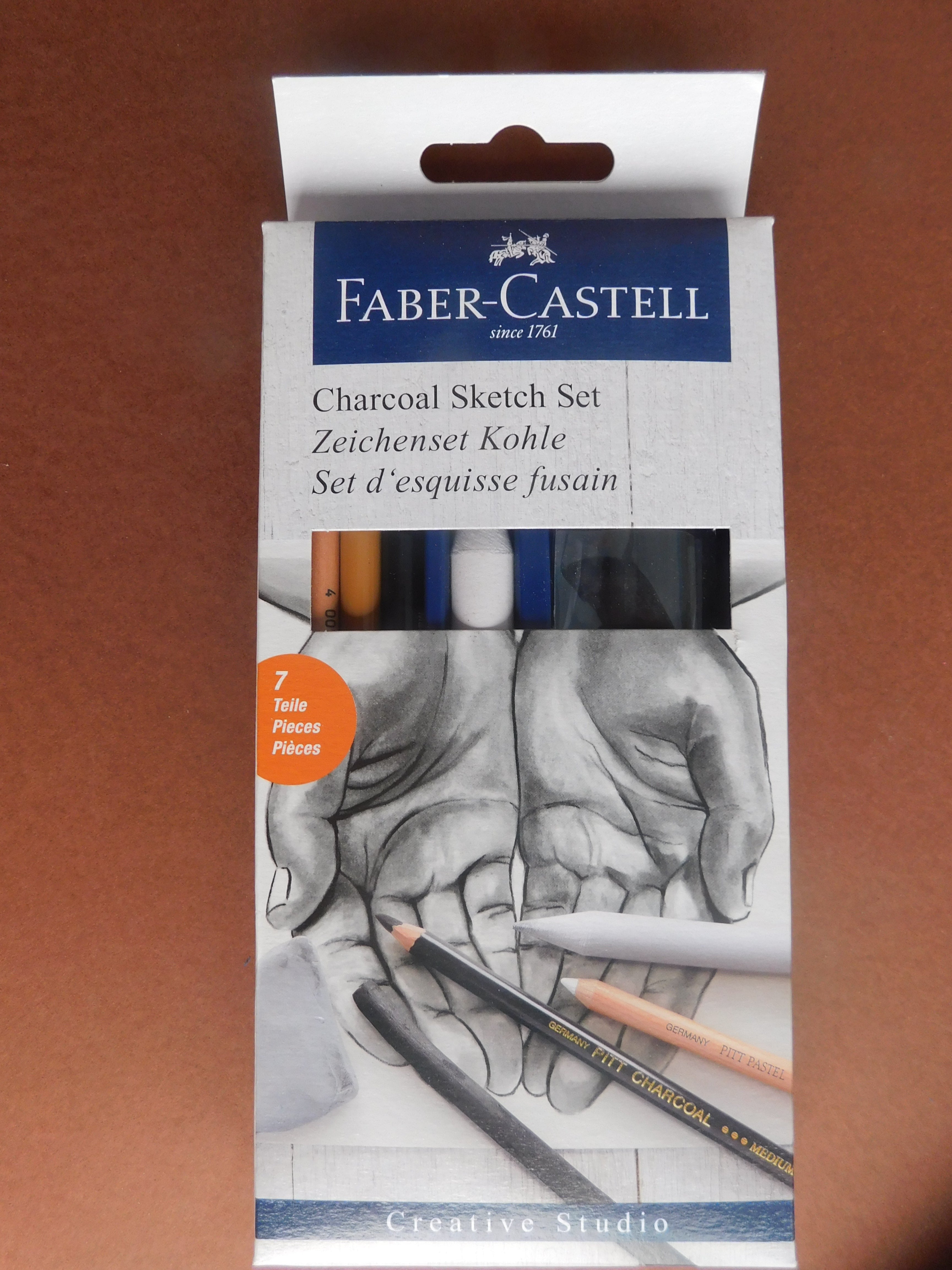 Faber-Castell Charcoal Drawing Set - Pack of 6 - Starbox