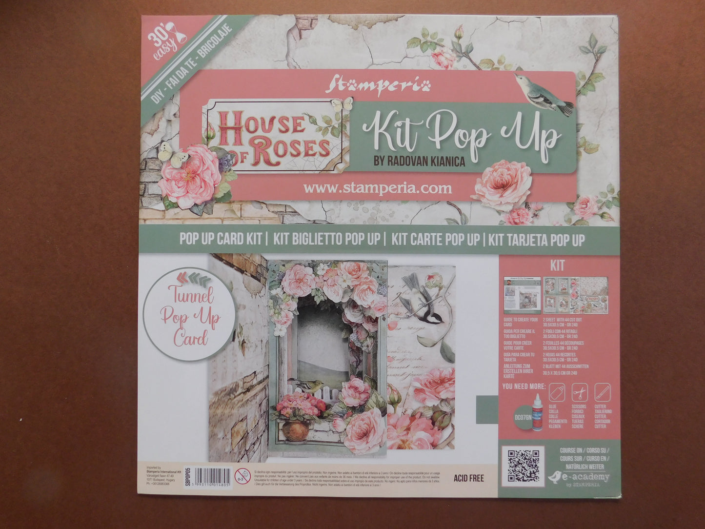 Stamperia Pop Up Card Kit