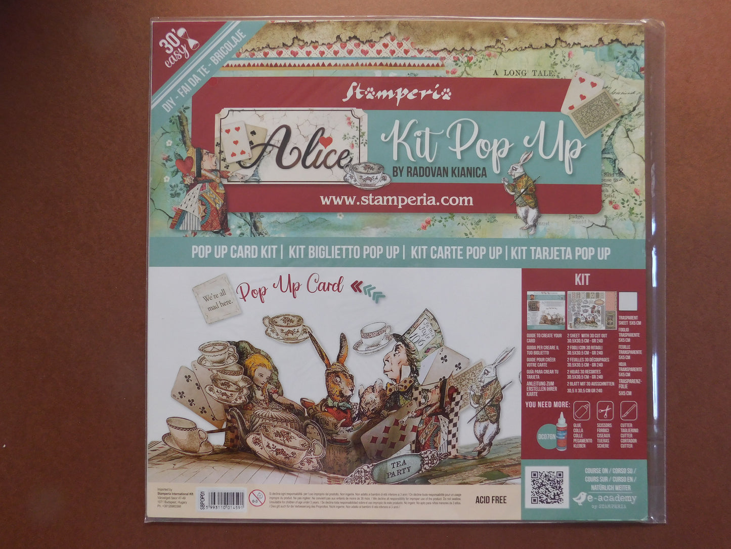 Stamperia Pop Up Card Kit