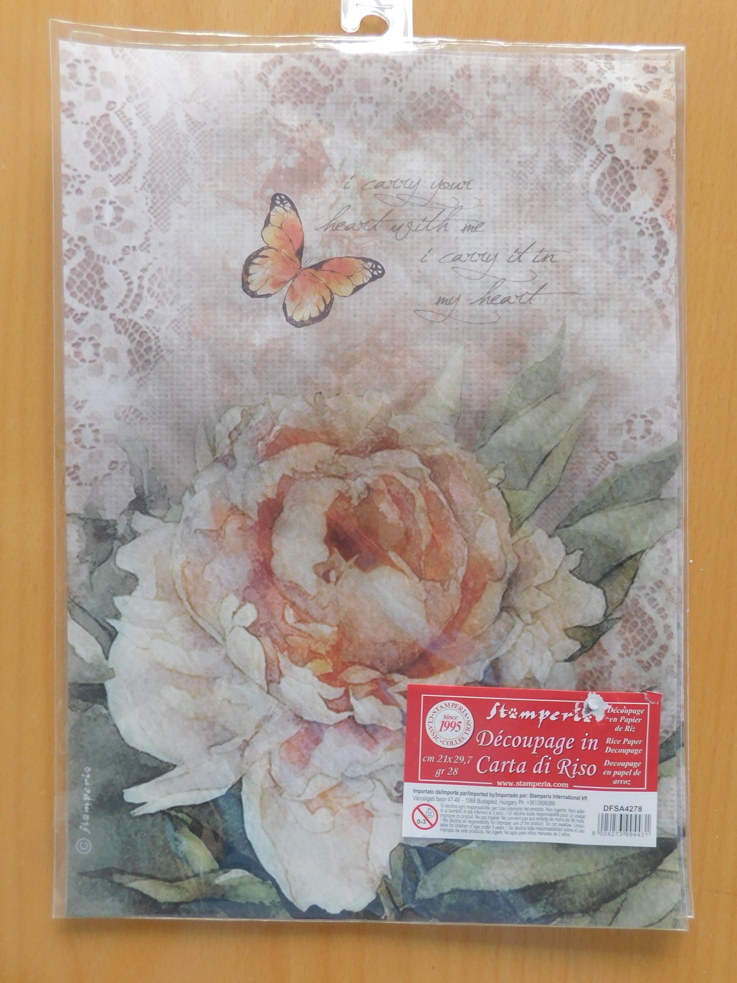 Stamperia A4 Rice Papers (Duo Set)