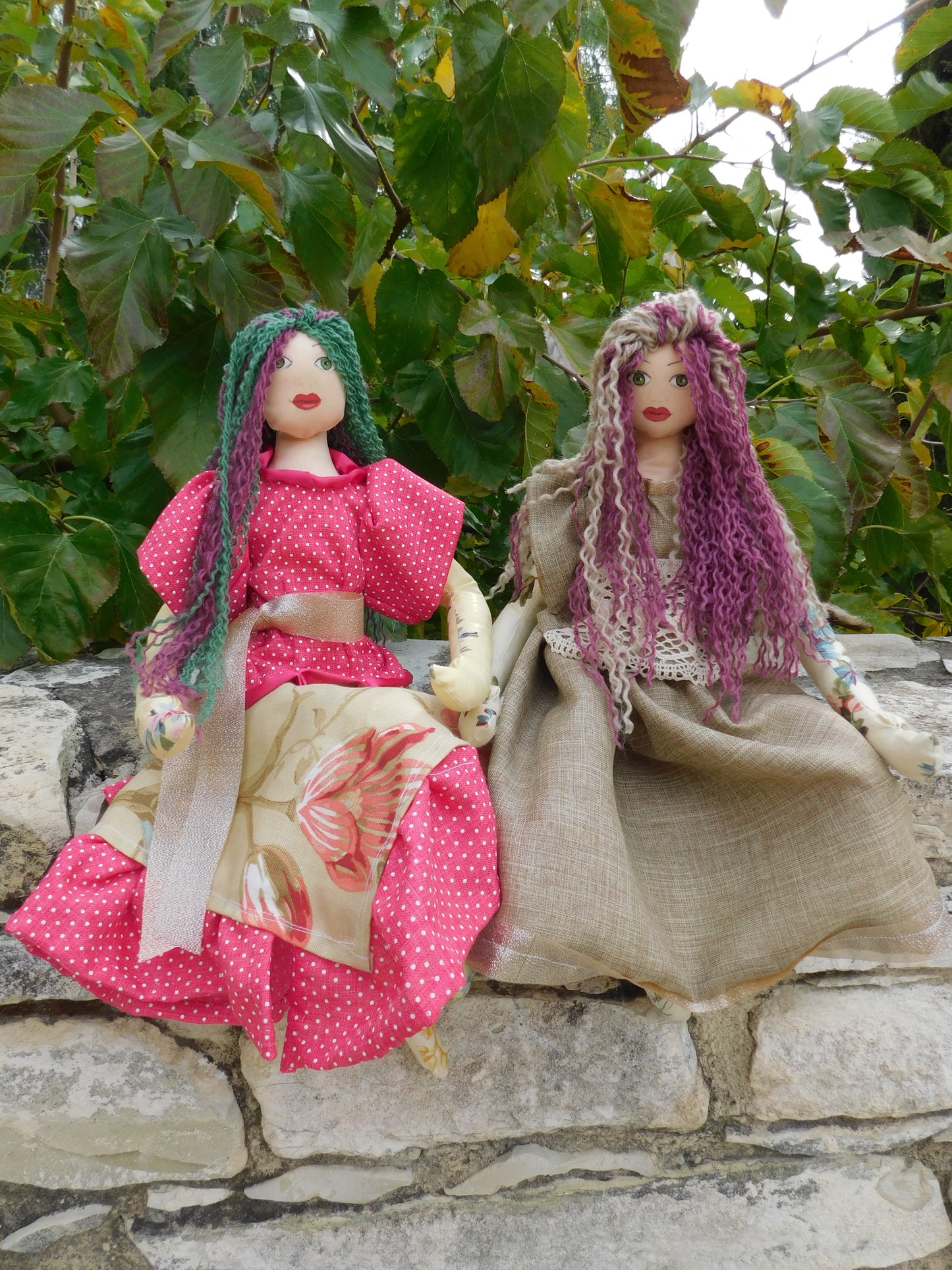 unique handcrafted soft rag dolls for collectors