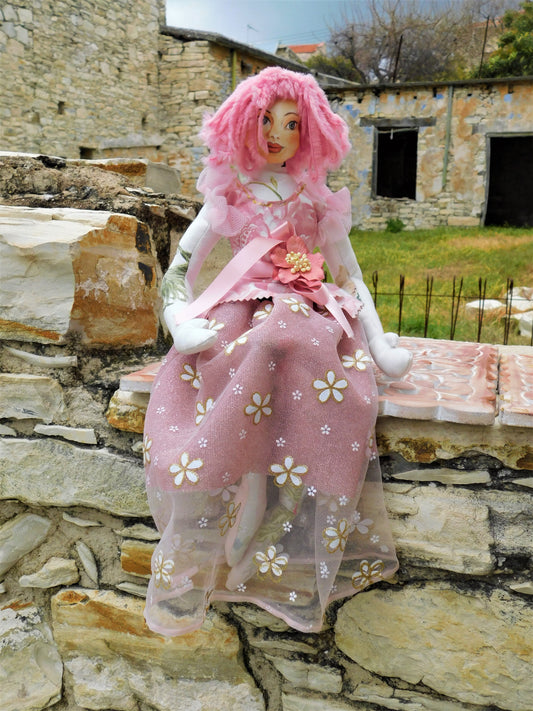 Handmade Fabric Dolls - Rosie/The Crafts Ark