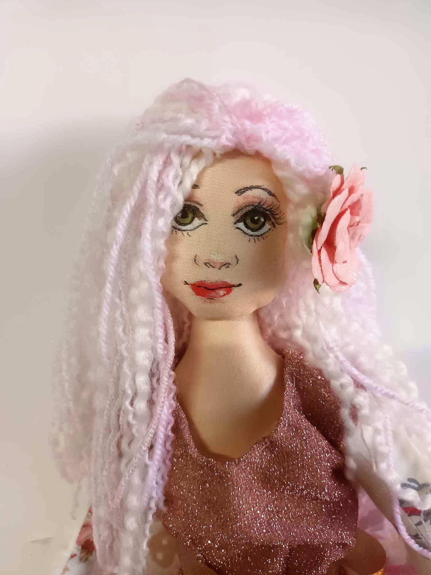 unique fabric collectable doll