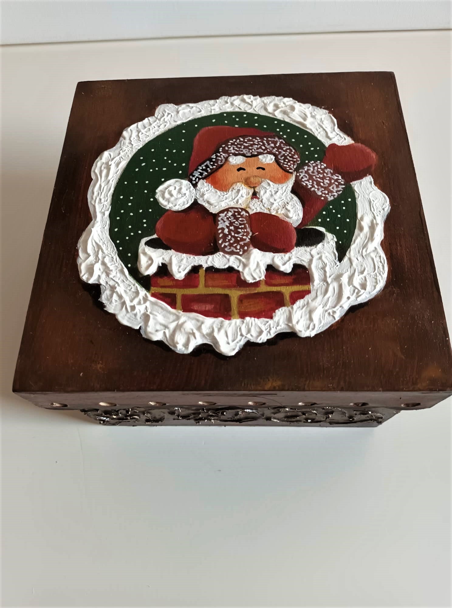 santa claus gift box