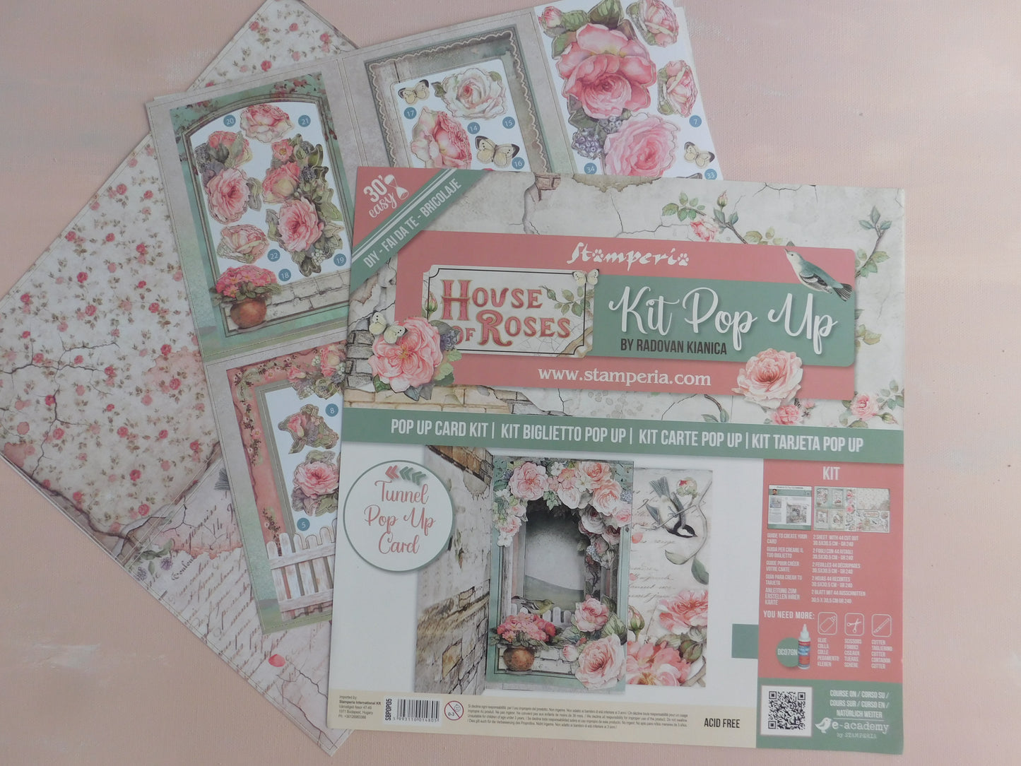 Stamperia  Pop Up Card Kit