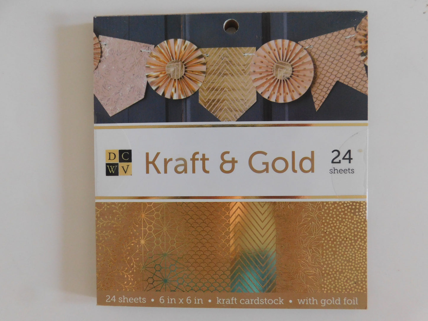 Luxurious  Pad Kraft & Gold