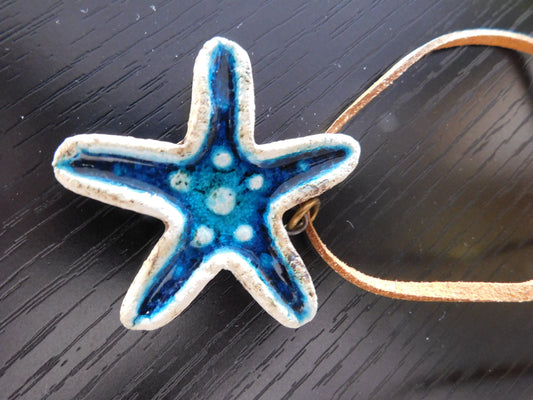 A Blue Star Pendant