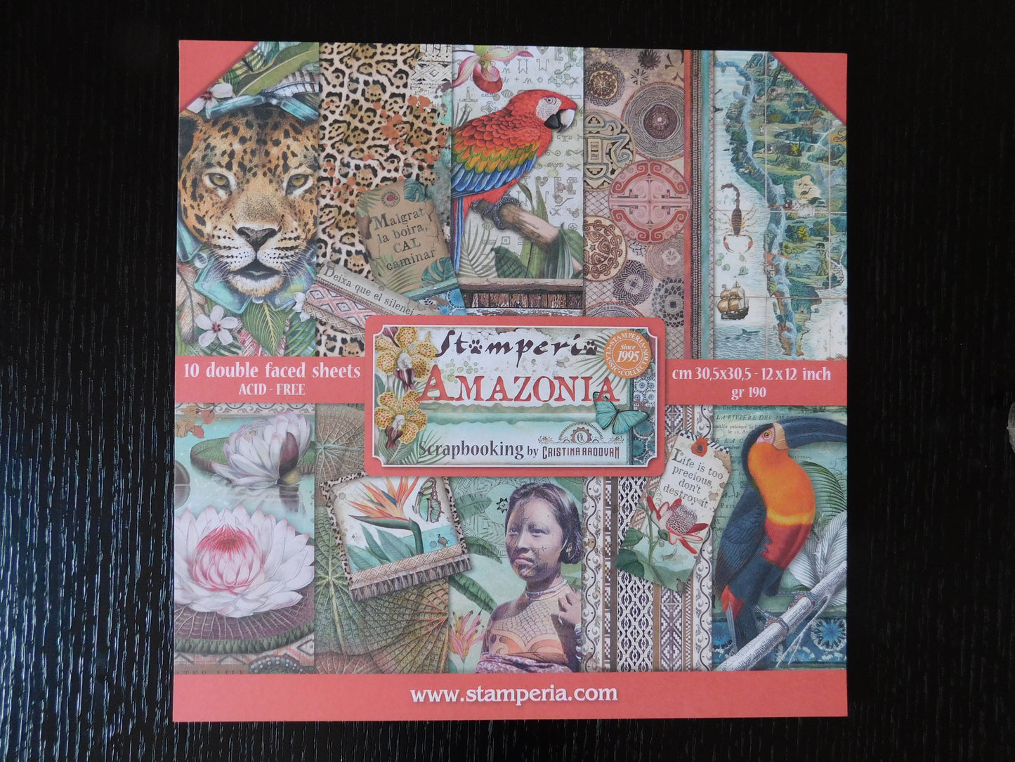 Stamperia Scrapbook Paper & Die Cuts - Amazonia