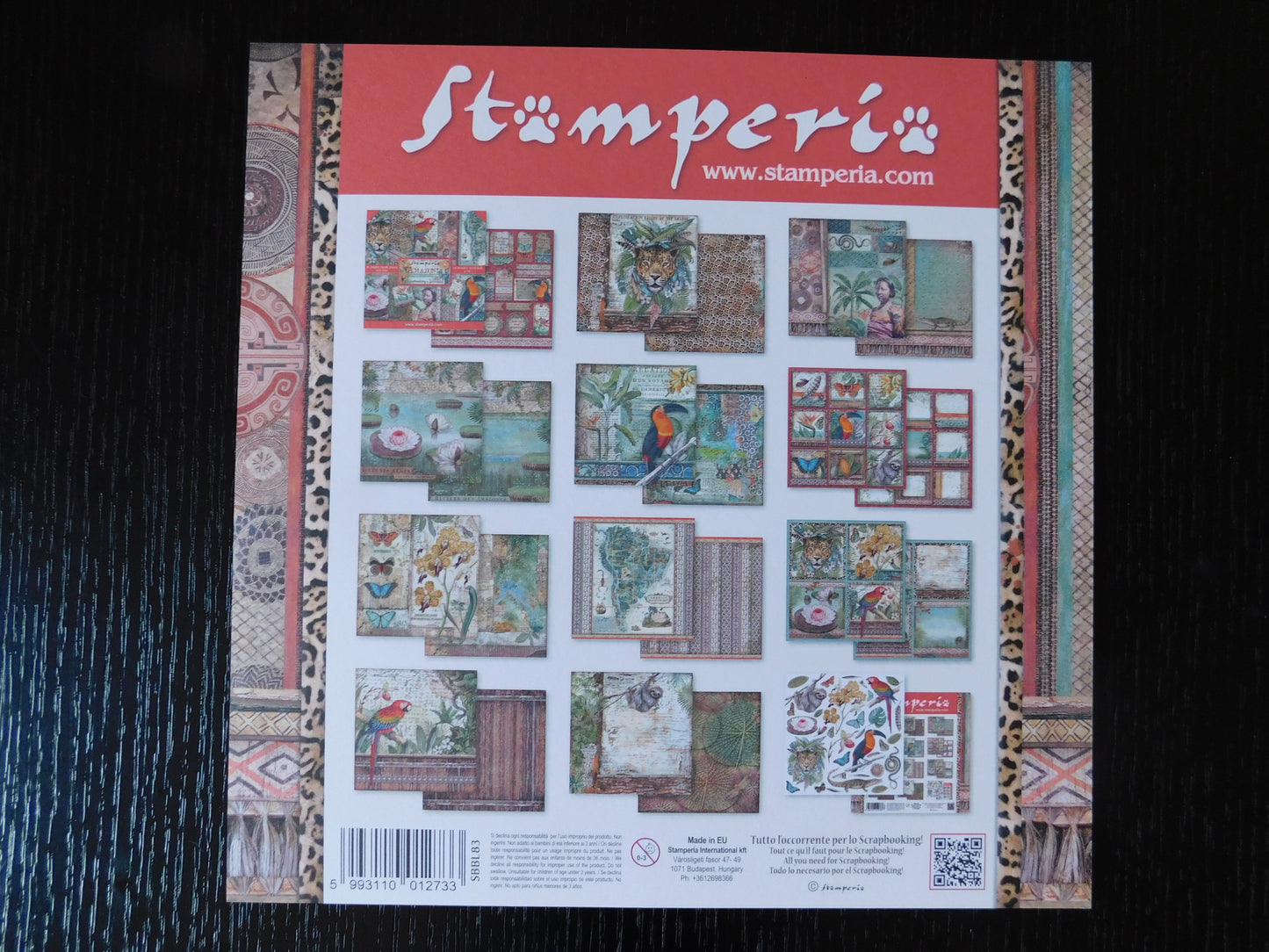 Stamperia Scrapbook Paper & Die Cuts - Amazonia