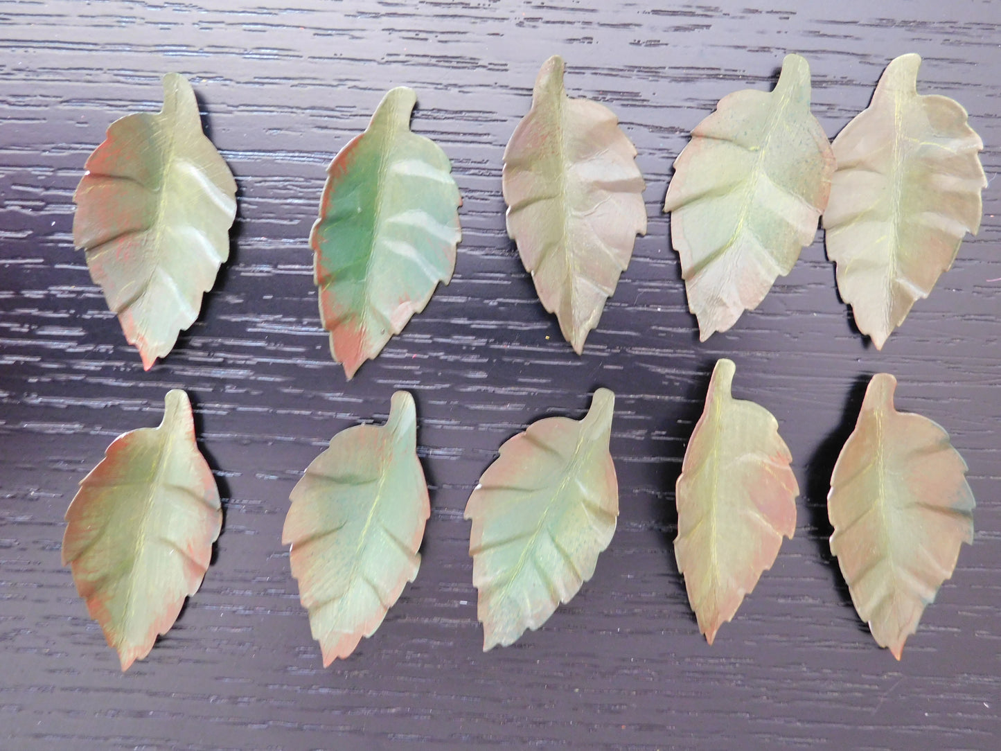 Handpainted Paper Leaves