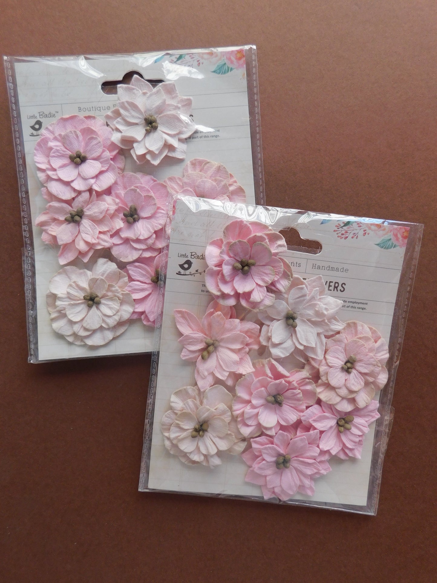 Pink Handmade Flowers