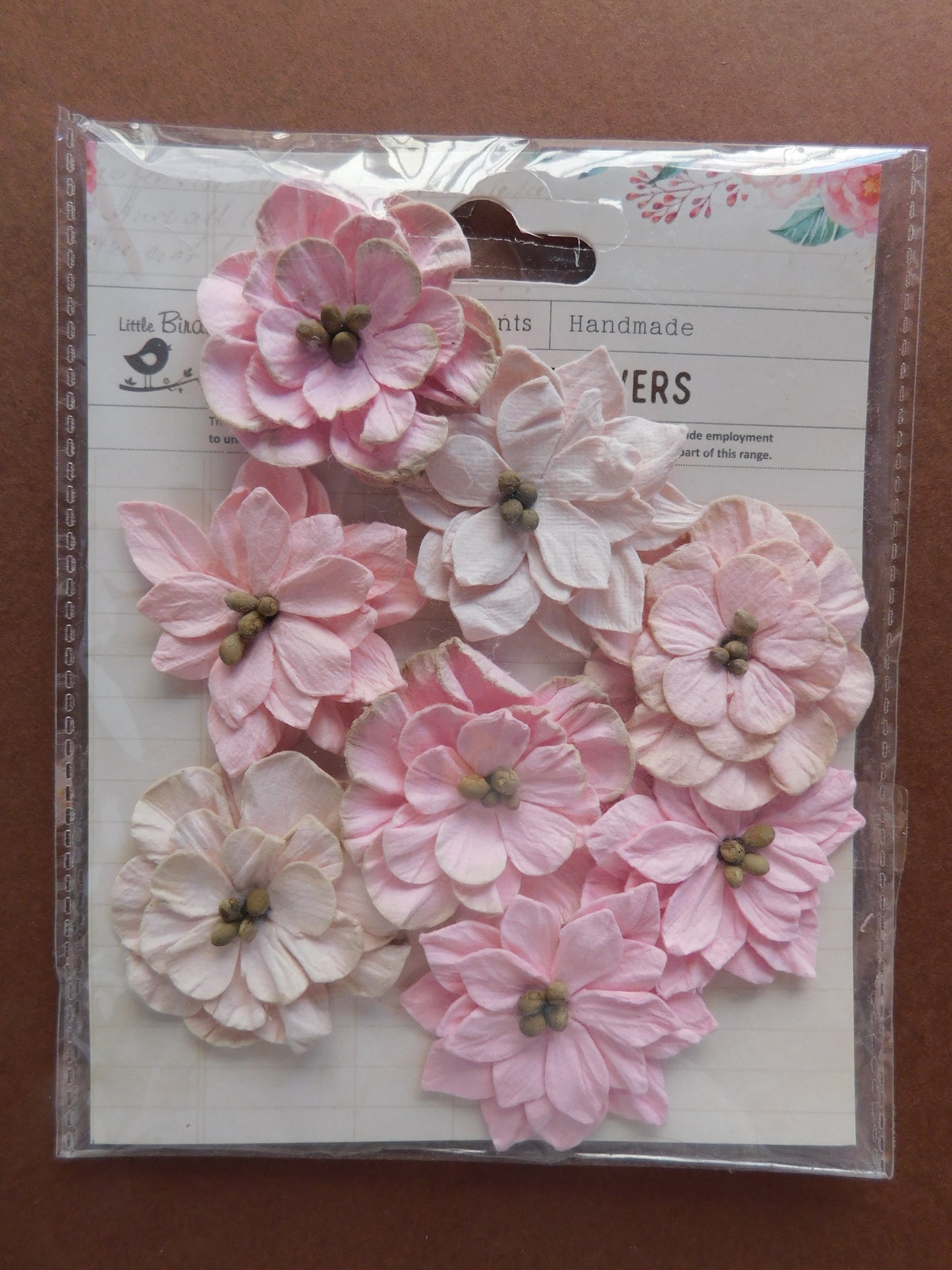 Pink Handmade Flowers