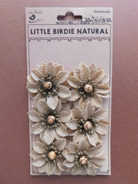 Burlap Handmade Flowers