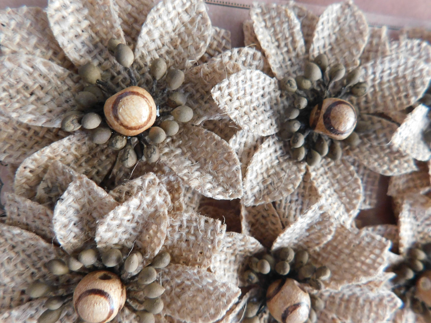 Burlap Handmade Flowers