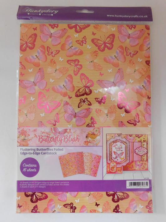 Butterflies Foiled Cardstock