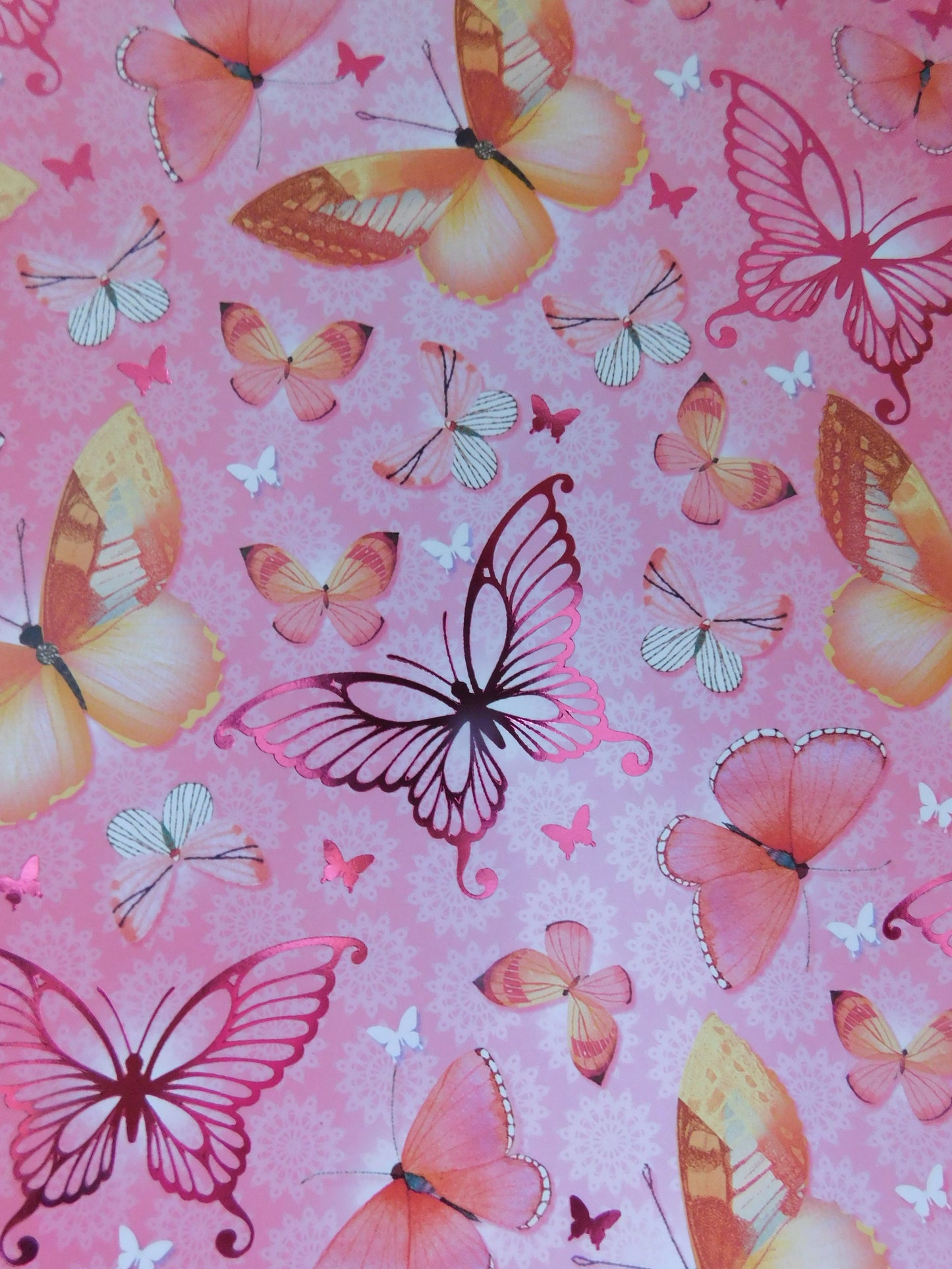 Butterflies Foiled Cardstock