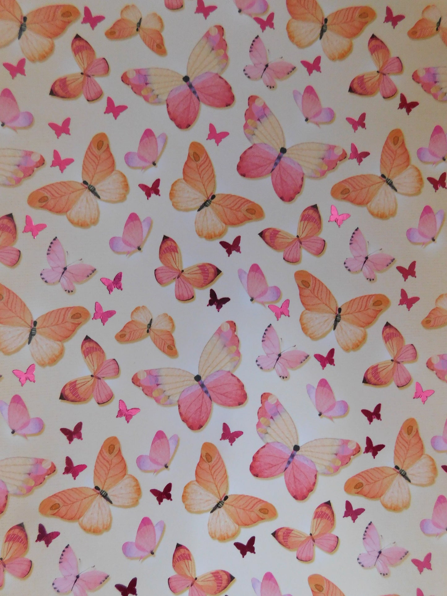 Butterflies Foiled Cardstock