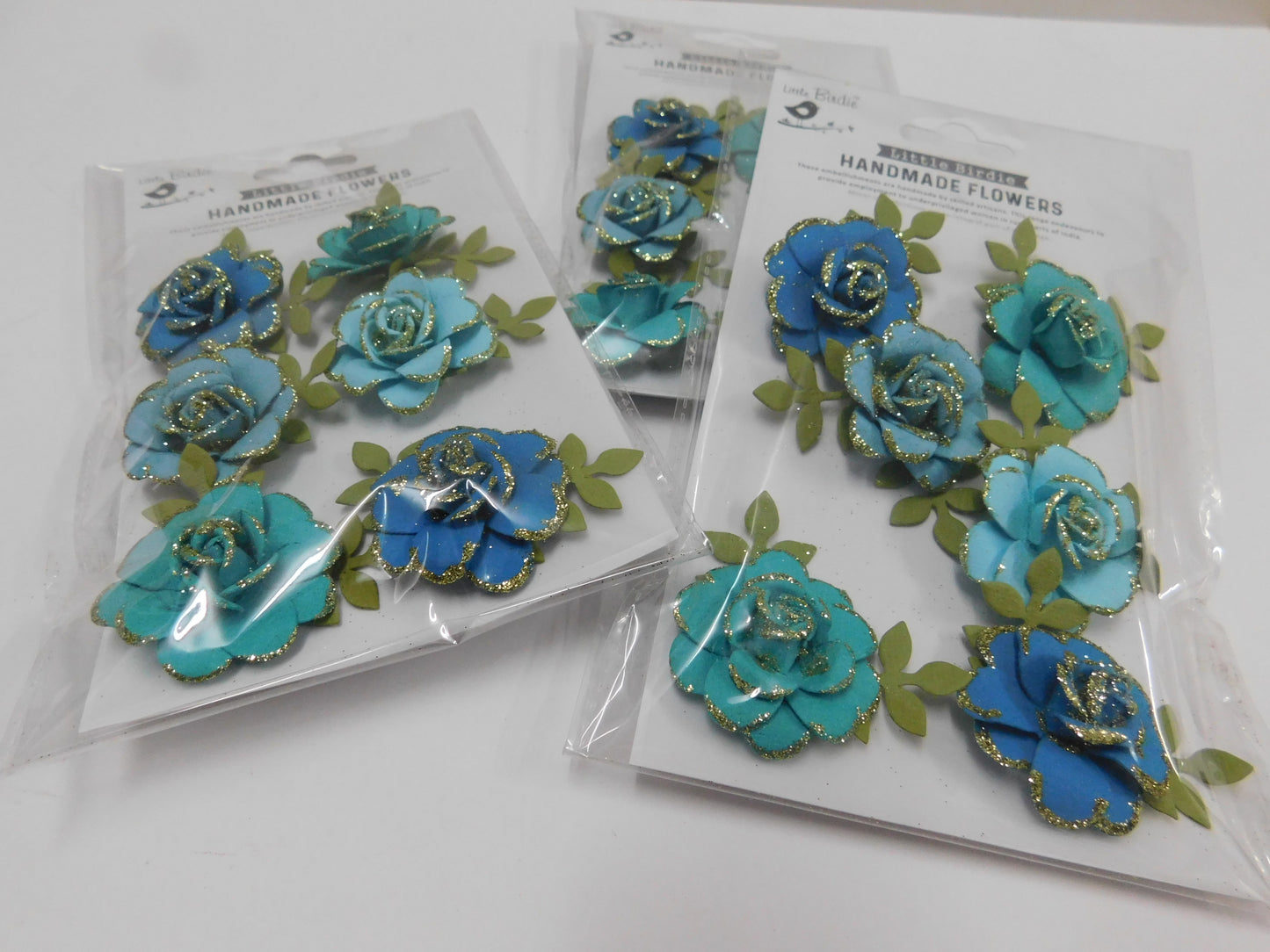 Aqua Roses Set