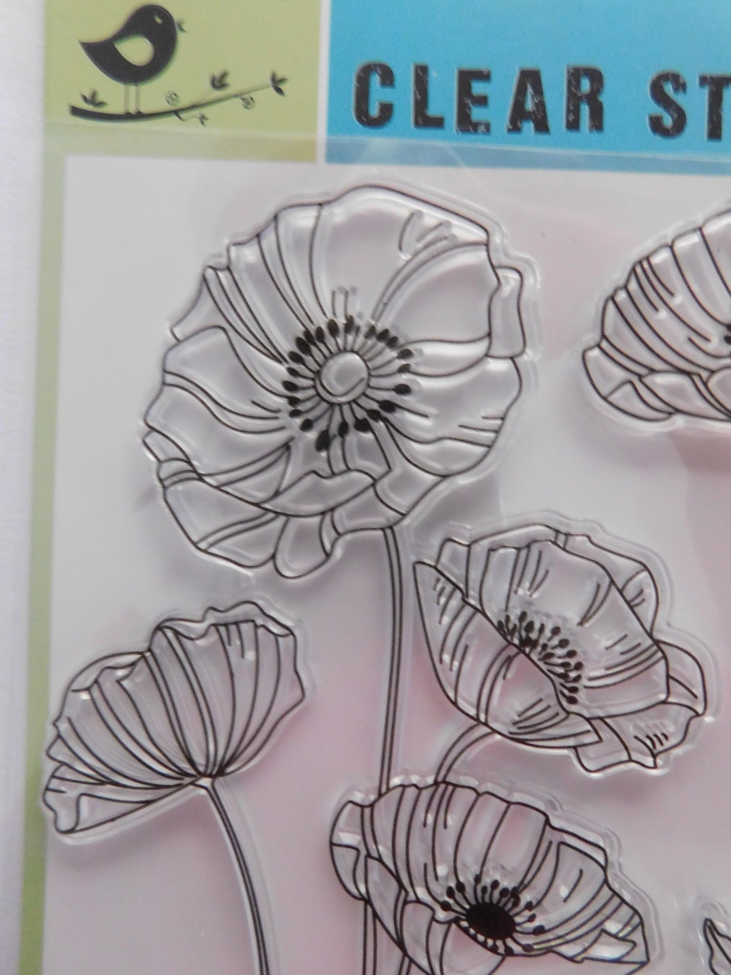 Clear Stamp - Poppies