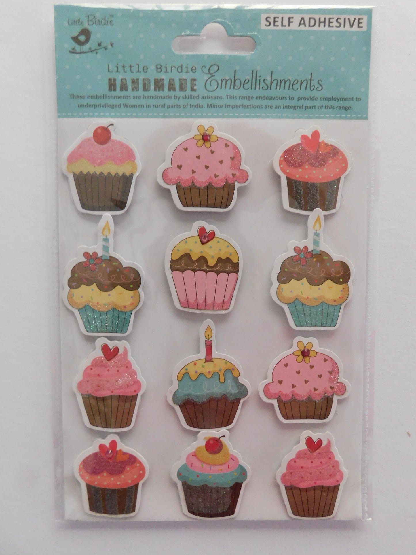 Cute Cupcakes Embellishments