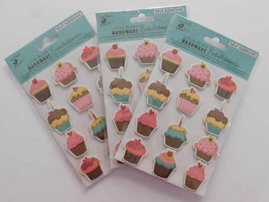 Cute Cupcakes Embellishments